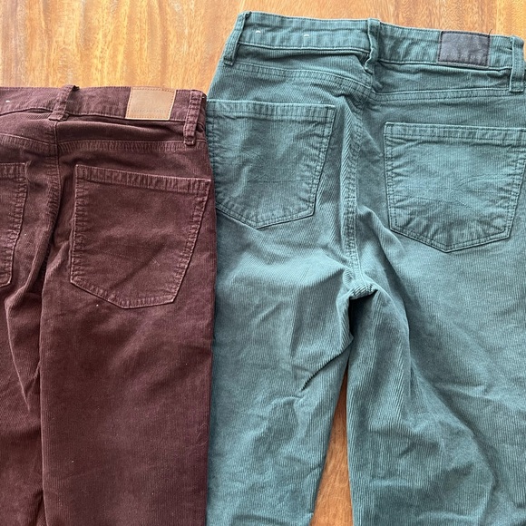 American Eagle corduroy pants 2 pairs- size 00 - Picture 5 of 5